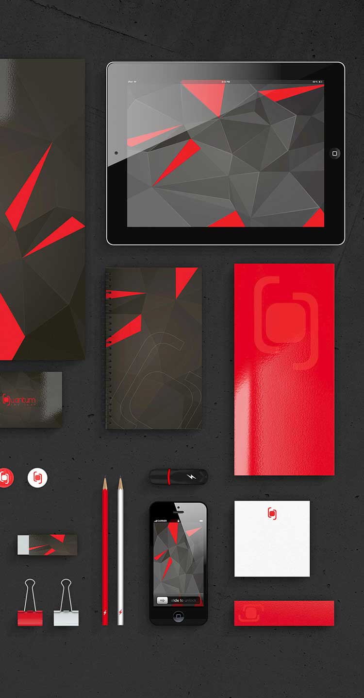 Quantum the leap branding品牌VI設(shè)計作品