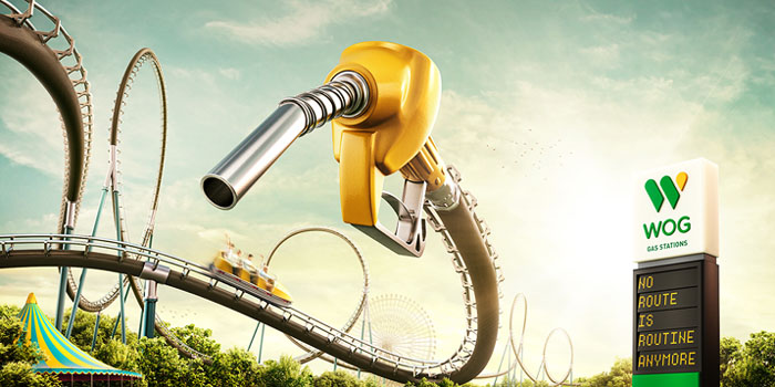 WOG加油站趣味宣傳VI設(shè)計欣賞