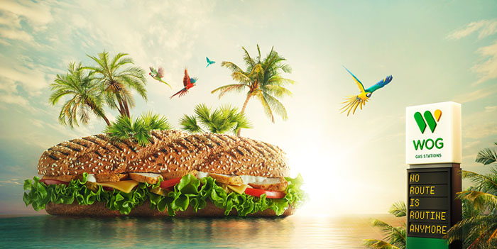 WOG加油站趣味宣傳VI設(shè)計欣賞