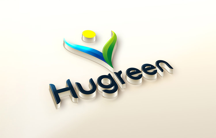 HUGREEN logo設(shè)計(jì),HUGREENlogo設(shè)計(jì)案例,HUGREEN 標(biāo)志設(shè)計(jì)案例