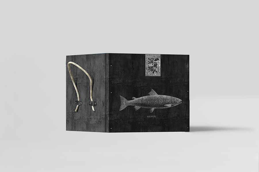 餐飲形象設(shè)計(jì)案例,餐飲標(biāo)志設(shè)計(jì)案例,深海獵人餐飲標(biāo)志設(shè)計(jì)案例