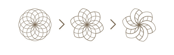 如何運用布爾運算進行l(wèi)ogo設計,布爾運算切割logo,布爾運算logo設計案例