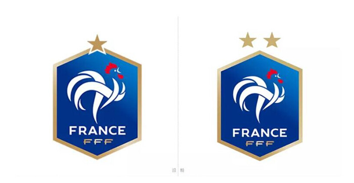 2018世界杯——法國足協(xié)升級國家隊logo設(shè)計